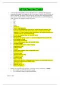 ATLS Practice Test 4&comma; Latest Update 2022 Questions & Answers &lpar;Q&A&rpar; Course