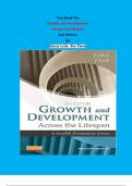 Test Bank - Growth and Development  Across the Lifespan  2nd Edition By  Gloria Leife | Chapter 1 – 16, Complete Guide 2023|