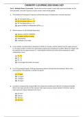 CHEM 110 Spring 2023 Exam 2 with correct answers