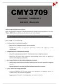 CMY3709 Assignment 1 (Semester 1) - Due: 7 March 2024