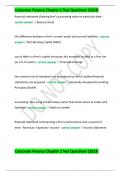 Corporate Finance Chapter 2 Test Questions &lpar;2023&rpar;