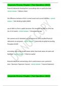 Corporate Finance Chapter 2 Test Questions &lpar;2023&rpar;