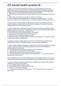 ATI mental health practice B