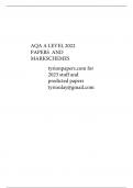 AQA JUNE 2022 A LEVEL ECONOMICS 7136 PAPER 3 MS