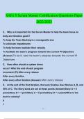SAFe 5 Scrum Master Certification Question Paper 95&percnt; Latest Version 2023&sol;2024