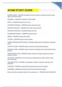 ACSM STUDY GUIDE Q&A LATEST SOLUTION 2023