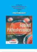 Test Bank - Applied Pathophysiology for the  Advanced Practice Nurse  1st Edition By Lucie Dlugasch, Lachel Story| All Chapters, Complete Guide 2023|