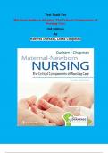 Test Bank - Maternal-Newborn Nursing: The Critical Components of Nursing Care  3rd Edition By Roberta Durham, Linda Chapman | Chapter 1 – 17, Complete Guide 2023|
