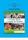 Test Bank - The Human Body in Health and Disease 8th Edition By Kevin T. Patton, Frank Bell,  Terry Thompson, Peggie Williamson| Chapter 1 – 25, Complete Guide 2023|