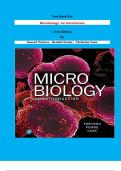 Test Bank - Microbiology: An Introduction  13th Edition By Gerard Tortora , Berdell Funke , Christine Case | Chapter 1 – 28, Complete Guide 2023|