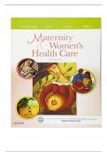 Test Bank for Maternity & Women’s Health Care, 11th Edition, Lowdermilk.Test Bank for Maternity & Women’s Health Care, 11th Edition, Lowdermilk