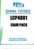 LCP4801 Exam Pack 2023