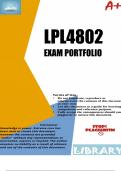LPL4802 Portfolio 
