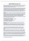 HESI 799 RN Exit Exam&sol; CS