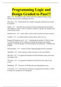 Programming Logic and Design Graded to Pass&excl;&excl;&excl;