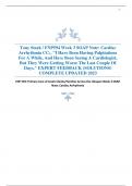 Tony Stark &sol; FNP594 Week 3 SOAP Note&colon; Cardiac  Arrhythmia CC&colon;&comma; "I Have Been Having Palpitations  For A While&comma; And Have Been Seeing A Cardiologist&comma;  But They Were Getting Worse The Last Couple Of  Days&period;" EXPERT FEEDBACK &lpar;SOLUTIONS&rpar; COMPLETE UPDATED 2