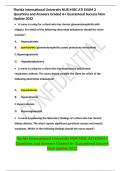 Florida International University NUR MISC ATI EXAM 2 Questions and Answers Graded A&plus; Guaranteed Success New Update 2022
