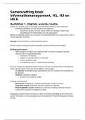 Samenvatting Informatiemanagement