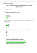 MSN 507 MIDTERM EXAM 2 QUESTIOS & ANSWERS 2023 ( A+ GRADED 1000% VERIFIED)