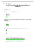 MSN 507 MIDTERM EXAM 2 QUESTIOS & ANSWERS 2023 &lpar; A&plus; GRADED 1000&percnt; VERIFIED&rpar;