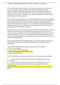 TEAS 7 Reading Questions with Answers &lpar;LATEST&rpar;