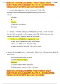 NURS 6512 FUNDAMENTALS PROCTORED EXAM QUESTIONS AND ANSWERS RATED A&plus; GUARANTEED SUCCES NEW UPDATE 2022&sol;2023 RETAKE