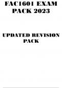 FAC1601 EXAM PACK 2023