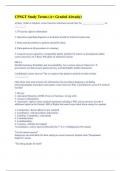 CPSGT Study Terms &lpar;A&plus; Graded Already&rpar;