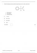 All OCR organic synthesis question from 2016-2022 (part 1 and 2)