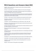 RICA Questions and Answers latest 2023 & RICA Subtest 1 &lpar;2023&sol;2024&rpar; &vert;62 Questions and Answers &lpar;Verified&rpar;&period;