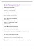Stott Pilates anatomical &vert; 42 Questions with 100&percnt; correct Answers &vert; Verified