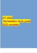 ATI  Remediation study guide 2023 complete&period;