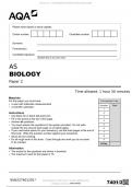 Aqa as level biology paper 2