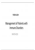 Management of Patients with Immune Disorders