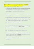 Walmart Hiring Assessment Test &vert; Questions with 100&percnt; Correct Answers &vert; Verified &vert; Updated 2023