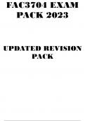 FAC3704 EXAM PACK 2023
