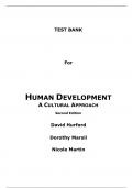 Human Development A Cultural Approach 2e Jeffrey Arnett (Test Bank