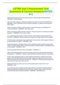 LETRS Unit 3 Assessment Test Questions & Correct Answers&lpar;RATED A&plus;&rpar;