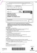 	Edexcel AS Level 2022 PAPER 1: Pure Mathematics 