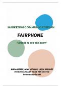 Marketingcommunicatieplan Fairphone