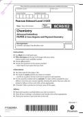 AS-Level June 2022 Chemistry PAPER 2: Core Organic and Physical Chemistry