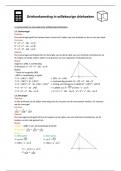 Samenvatting - Wiskunde 'Module 4; driehoeksmeting in willekeurige driehoeken' GO! Onderwijs