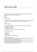 RePL Exam CASA Quistions & Answers 2023 &lpar;A&plus; GRADED 100&percnt; VERIFIED&rpar;