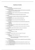 Populations in Transition and Measures of Disparities Standard/Higher Level IB Geography Final Exam Study Guide