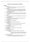 Patterns in Environmental Quality and Sustainability Standard/Higher Level IB Geography Final Exam Study Guide