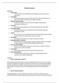 Political Outcomes Higher Level IB Geography Final Exam Study Guide