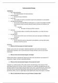 Environmental Change Higher Level IB Geography Final Exam Study Guide