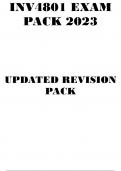 INV4801 exam pack 2023