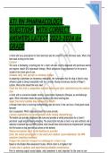 ATI RN PHARMACOLOGY QUESTIONS WITH CORRECT ANSWERS LATEST 2023-2024 A&plus; GRADE