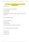 CNA Chapter 3 Exam Questions and Answers (2023) (Verified Answers)